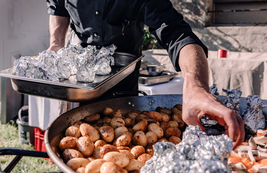 HeimatLiebe Eventcatering slider live cooking